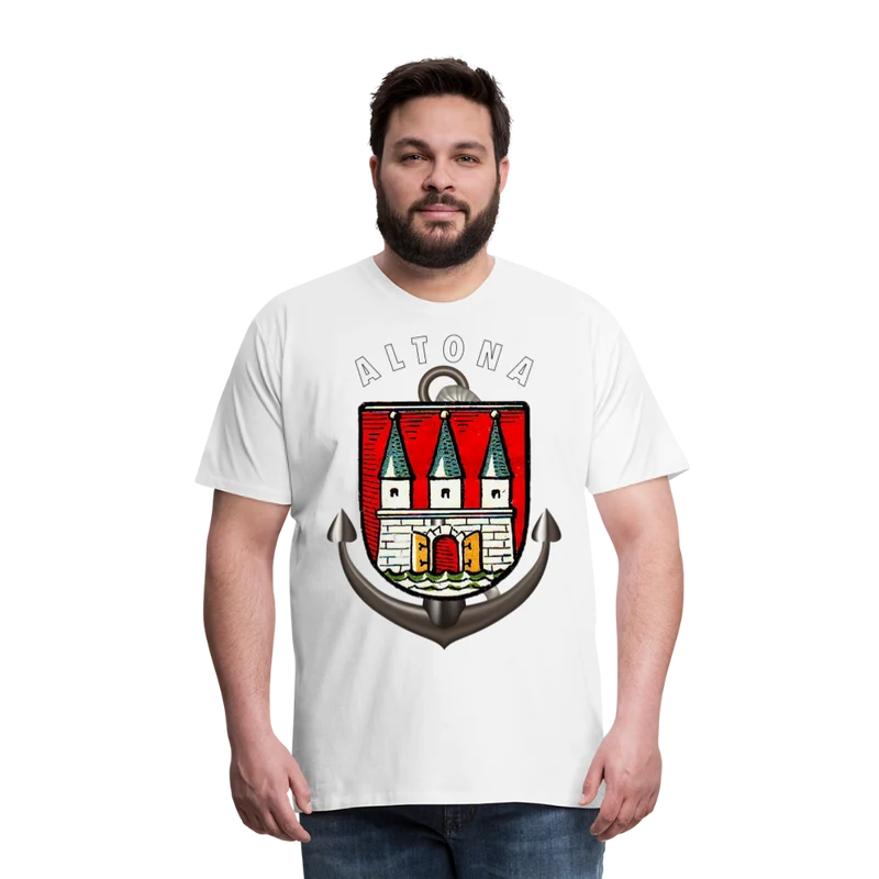 Männer Fashion ALTONA T-Shirt Rundhals Unisex Streetwear