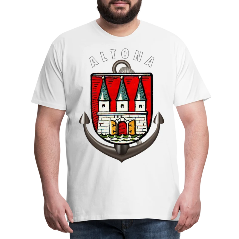 Männer Fashion ALTONA T-Shirt Rundhals Unisex Streetwear