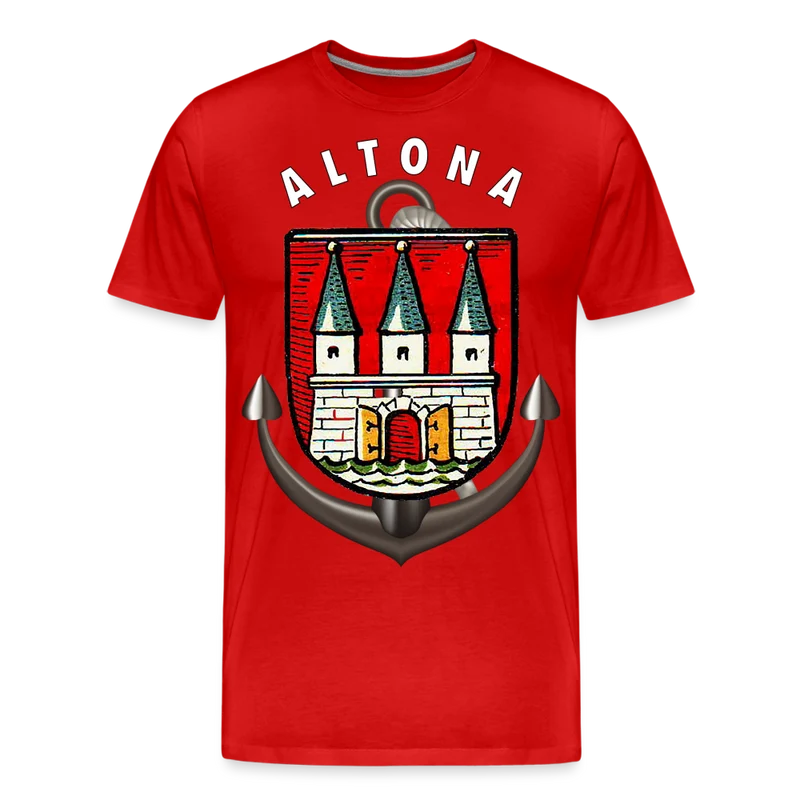 Männer Fashion ALTONA T-Shirt Rundhals Unisex Streetwear