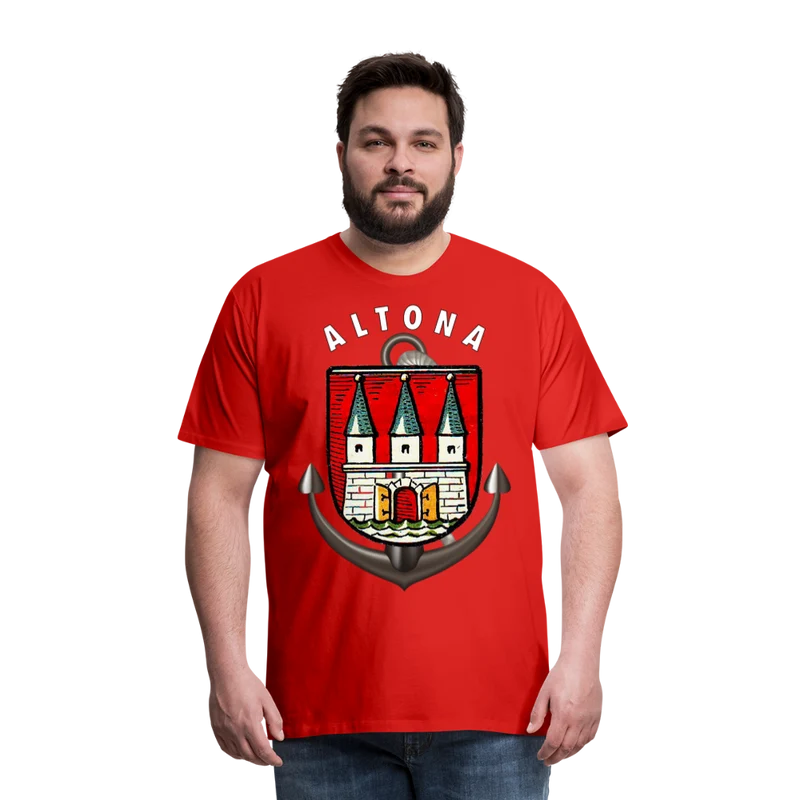 Männer Fashion ALTONA T-Shirt Rundhals Unisex Streetwear