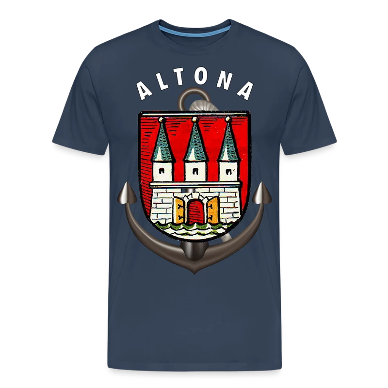 Männer Fashion ALTONA T-Shirt Rundhals Unisex Streetwear