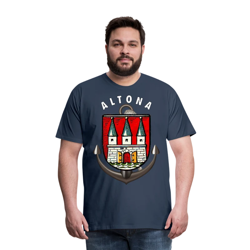 Männer Fashion ALTONA T-Shirt Rundhals Unisex Streetwear