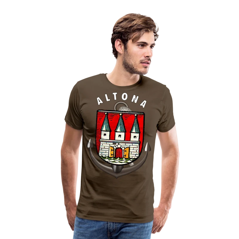 Männer Fashion ALTONA T-Shirt Rundhals Unisex Streetwear