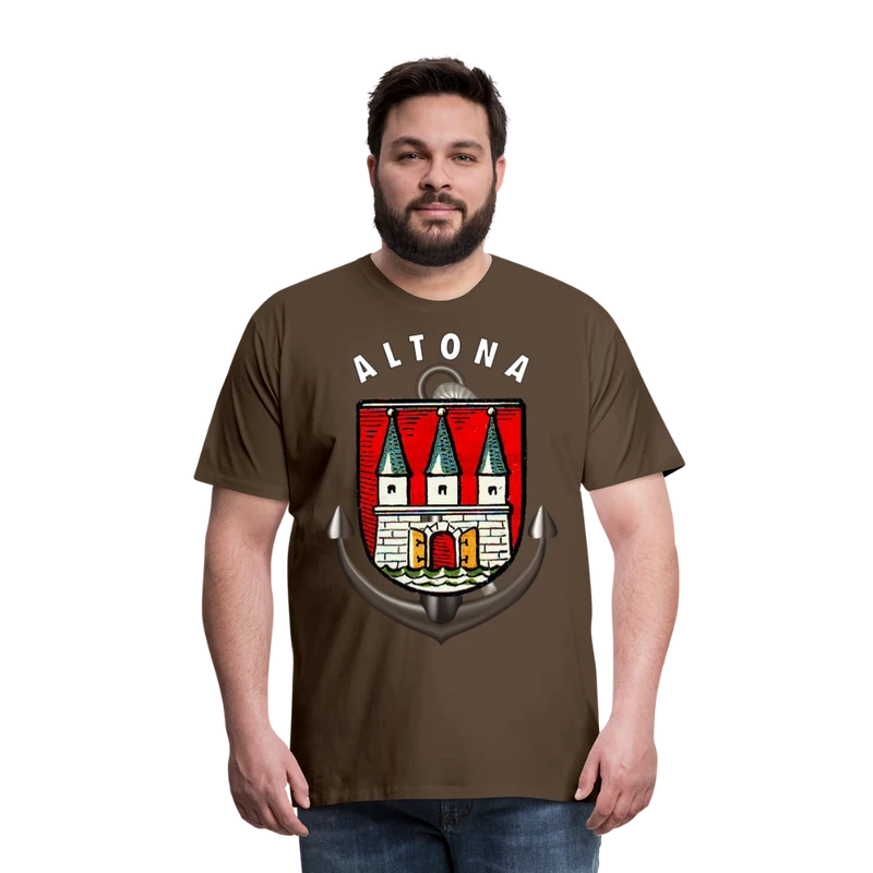 Männer Fashion ALTONA T-Shirt Rundhals Unisex Streetwear