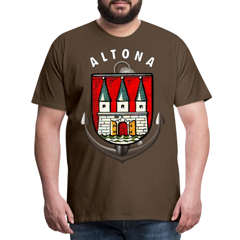 Männer Fashion ALTONA T-Shirt Rundhals Unisex Streetwear