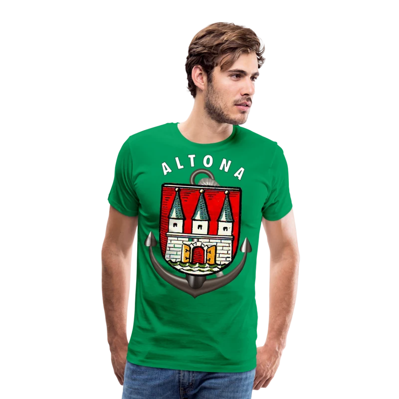 Männer Fashion ALTONA T-Shirt Rundhals Unisex Streetwear