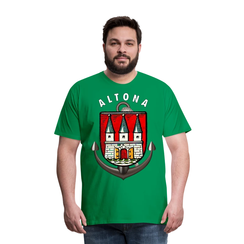 Männer Fashion ALTONA T-Shirt Rundhals Unisex Streetwear