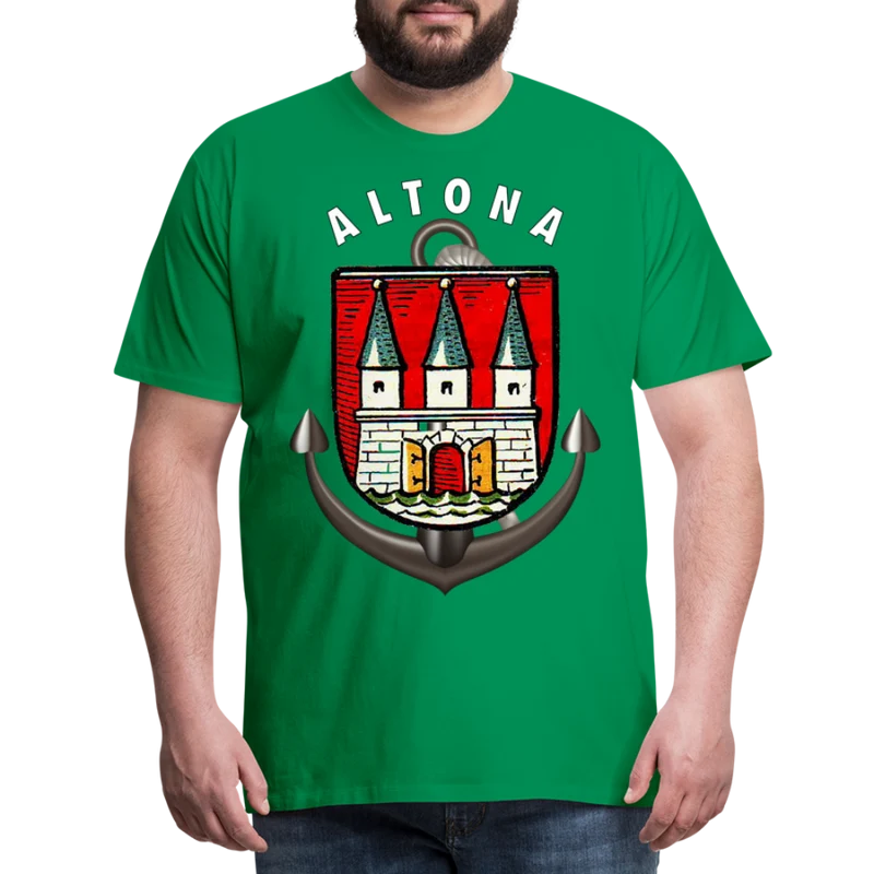 Männer Fashion ALTONA T-Shirt Rundhals Unisex Streetwear