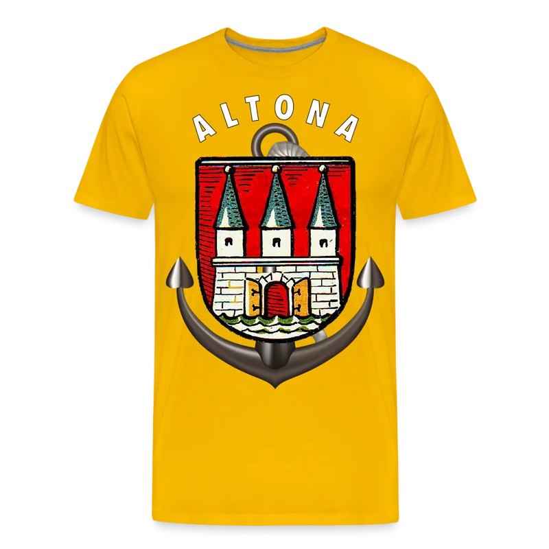 Männer Fashion ALTONA T-Shirt Rundhals Unisex Streetwear