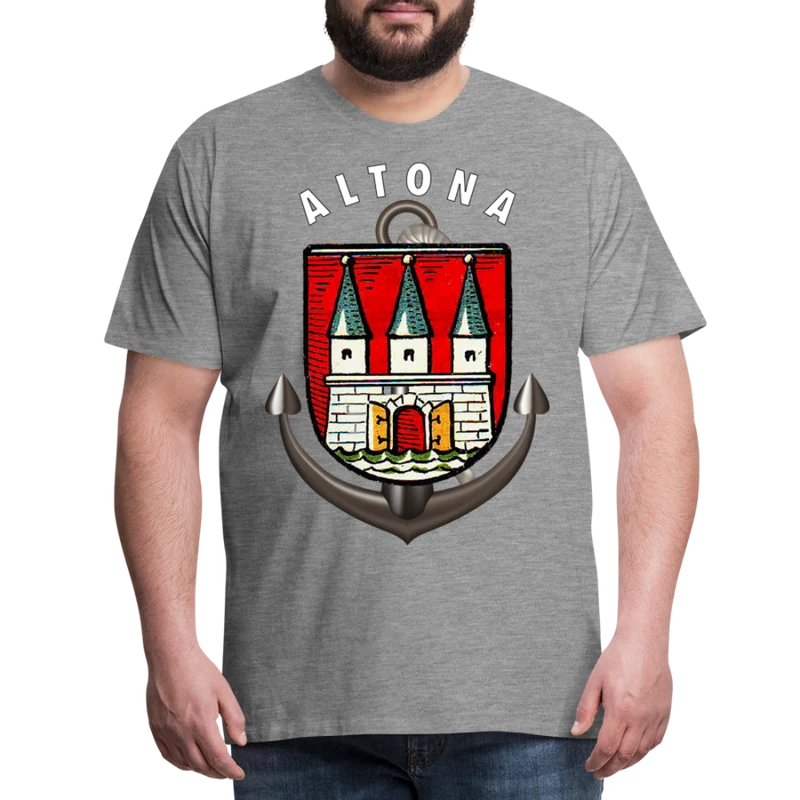 Männer Fashion ALTONA T-Shirt Rundhals Unisex Streetwear