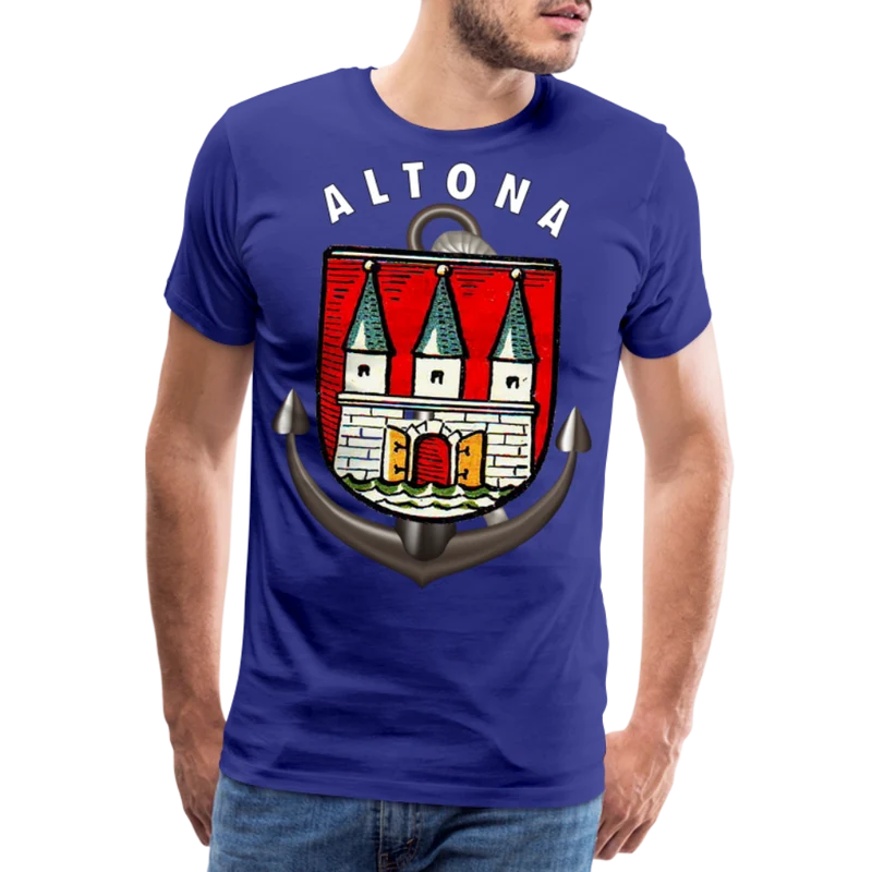 Männer Fashion ALTONA T-Shirt Rundhals Unisex Streetwear