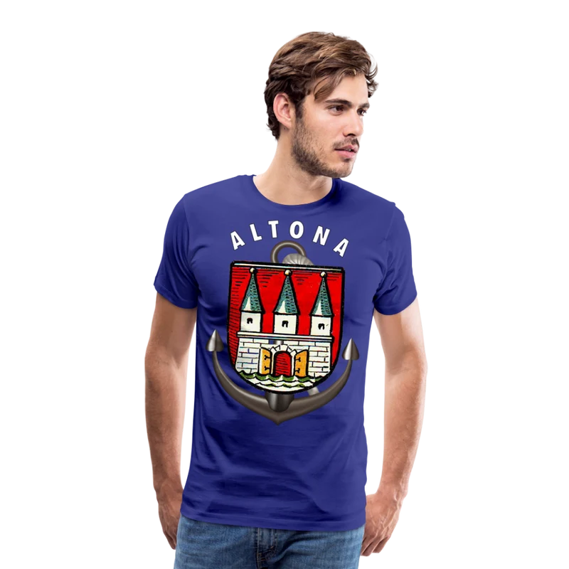 Männer Fashion ALTONA T-Shirt Rundhals Unisex Streetwear