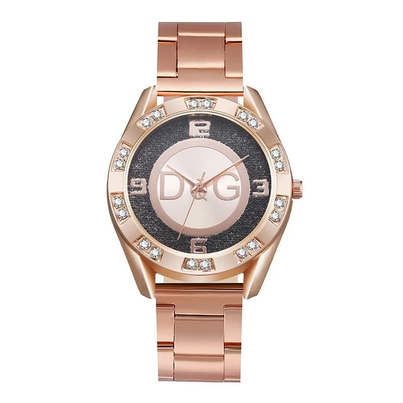 Orologio da Polso Donna Quarzo Quadrante Acciaio Inossidabile Classico Elegante