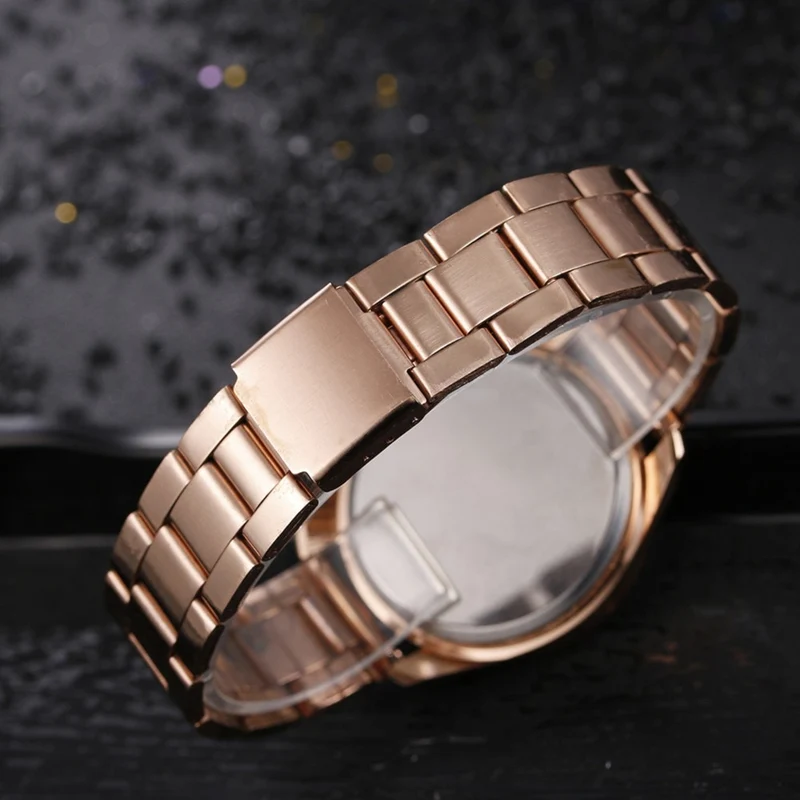 Orologio da Polso Donna Quarzo Quadrante Acciaio Inossidabile Classico Elegante