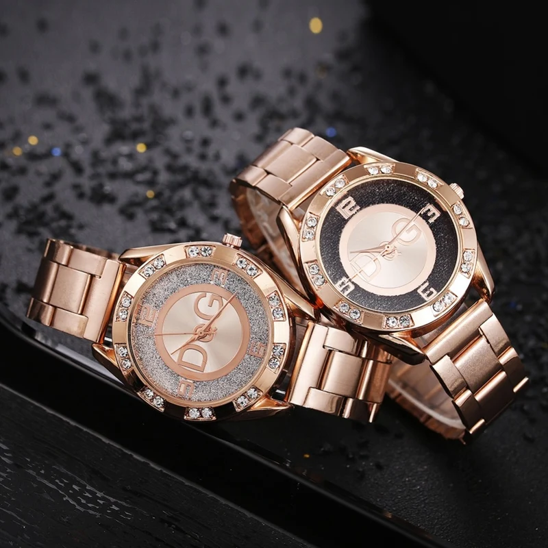 Orologio da Polso Donna Quarzo Quadrante Acciaio Inossidabile Classico Elegante