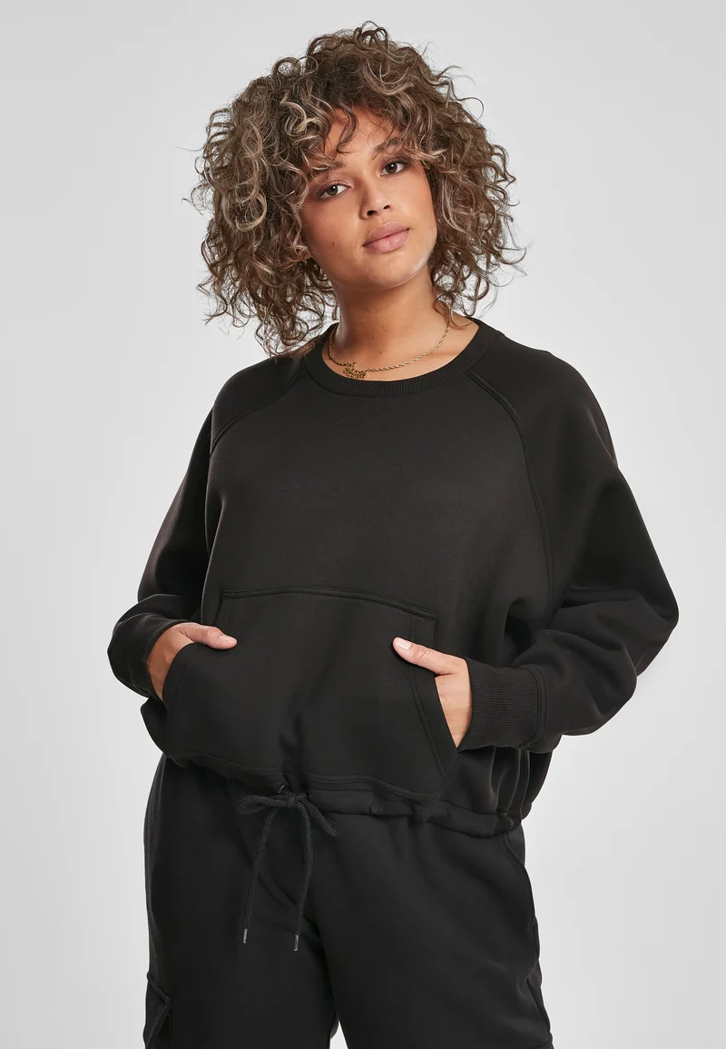 UC Oversized Short Raglan Crew