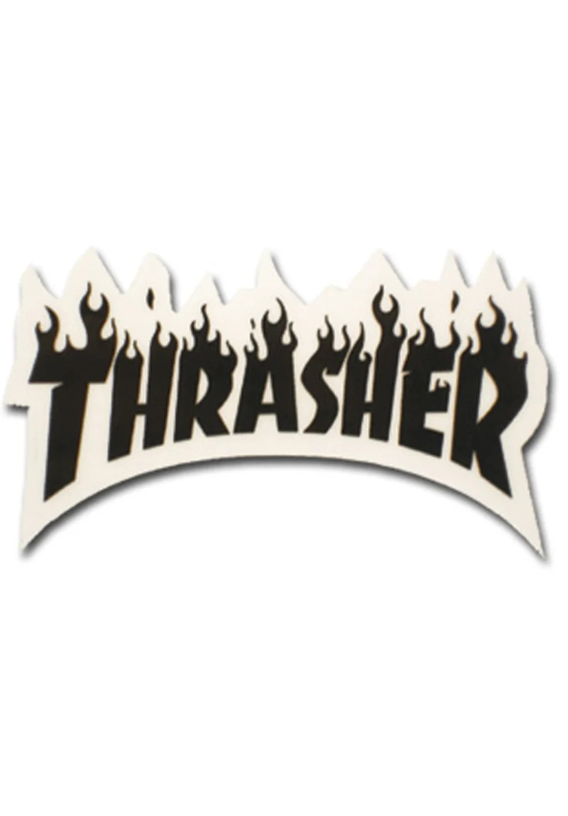 Flame Sticker Small 4"