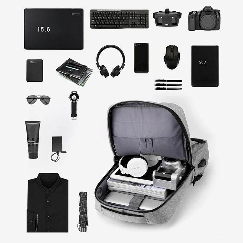 Laptop Rucksack Modischer Business Multifunction Wasserdicht BODYBAG Schulrucksack