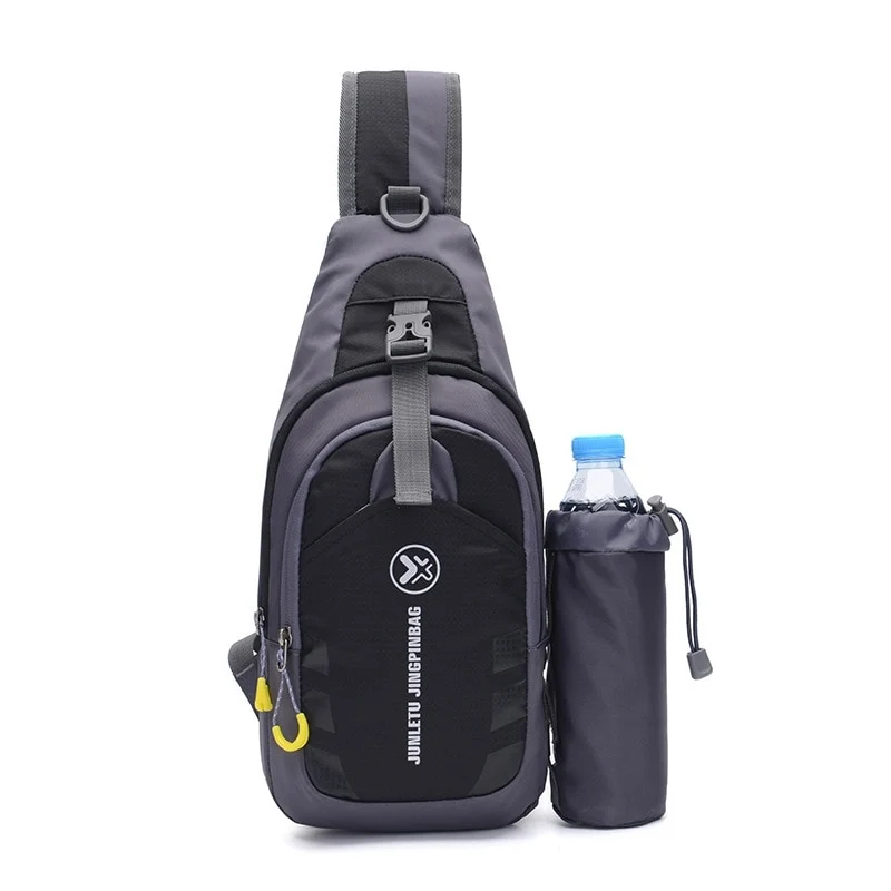 Brusttasche CROSSOVER BAUCHTASCHE HÜFTTASCHE UMHÄNGETASCHE mit Flasche Rucksack