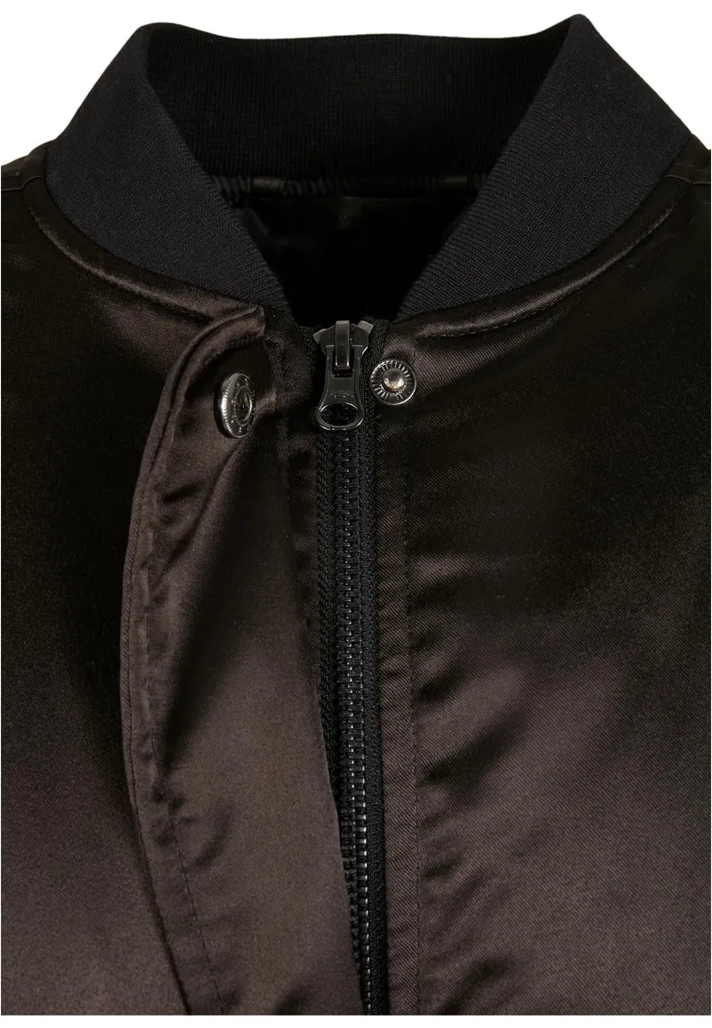 UC Short Oversized Satin Bomber Jacket