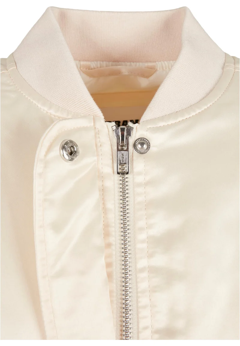 UC Short Oversized Satin Bomber Jacket