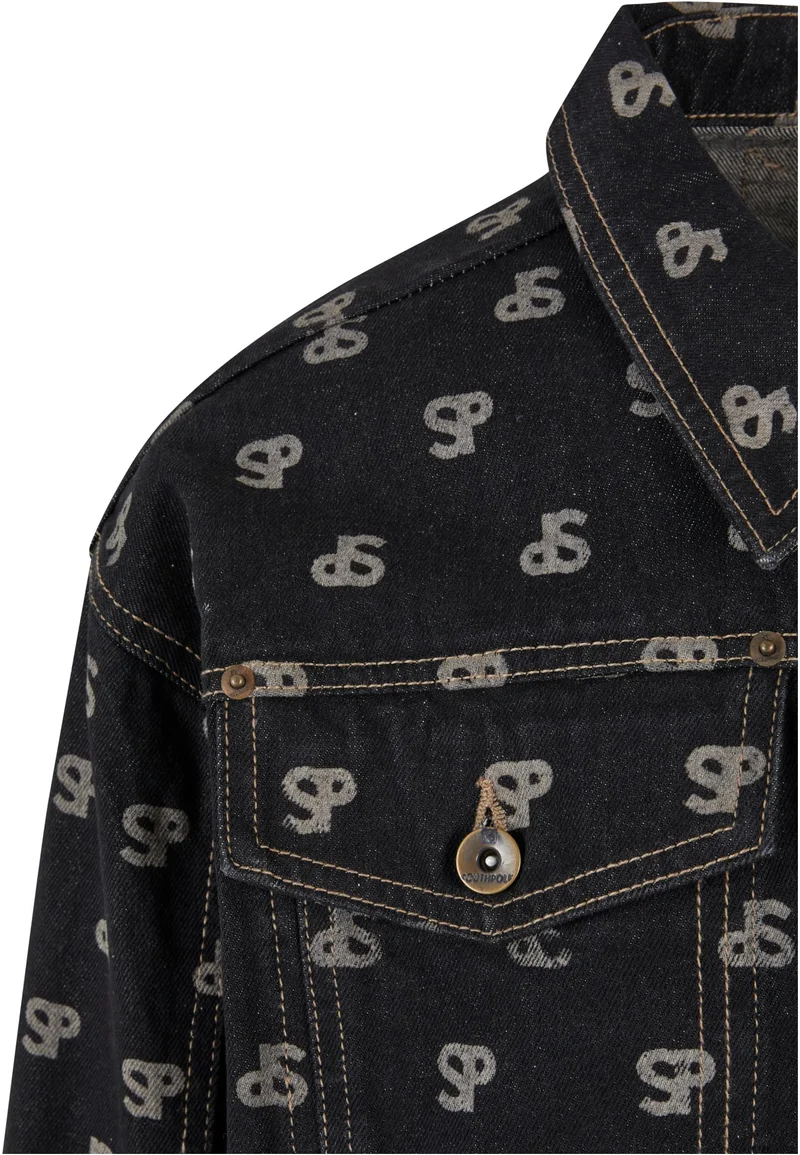 SP Bleched AOP Denim Jacket
