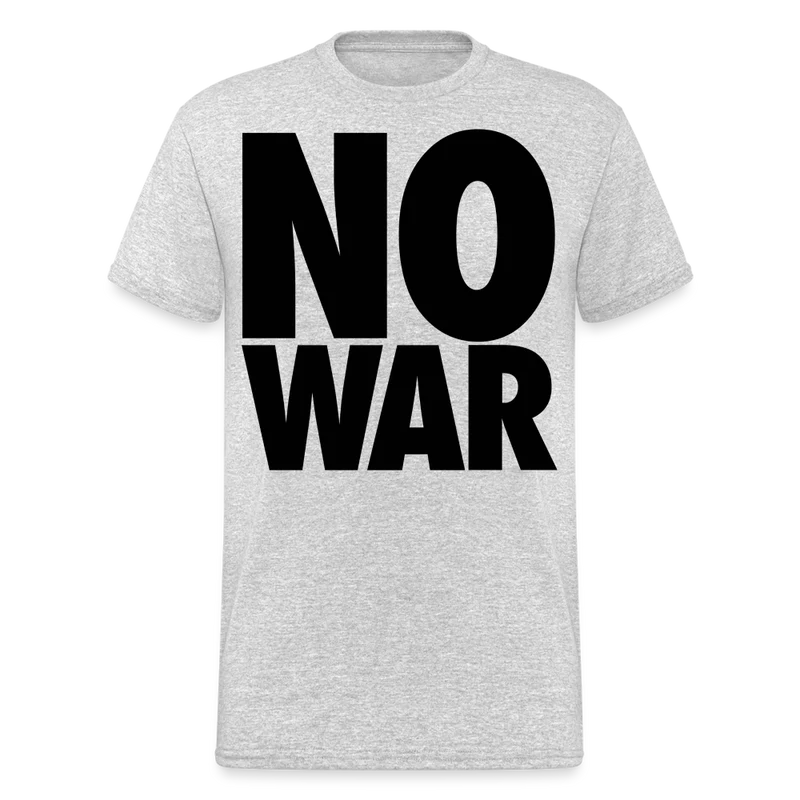 Herren No War T-Shirt Rundhals Unisex Streetwear Gildan 100% Baumwolle