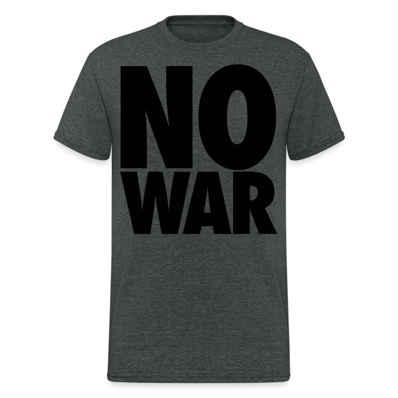 Herren No War T-Shirt Rundhals Unisex Streetwear Gildan 100% Baumwolle