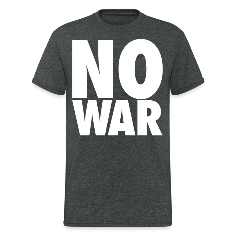 Herren No War T-Shirt Rundhals Unisex Streetwear Gildan 100% Baumwolle