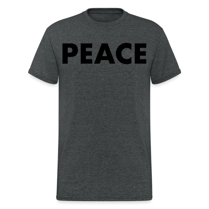 Herren Peace T-Shirt Rundhals Unisex Streetwear Gildan 100% Baumwolle