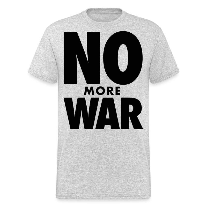 Herren No More War T-Shirt Rundhals Unisex Streetwear Gildan 100% Baumwolle