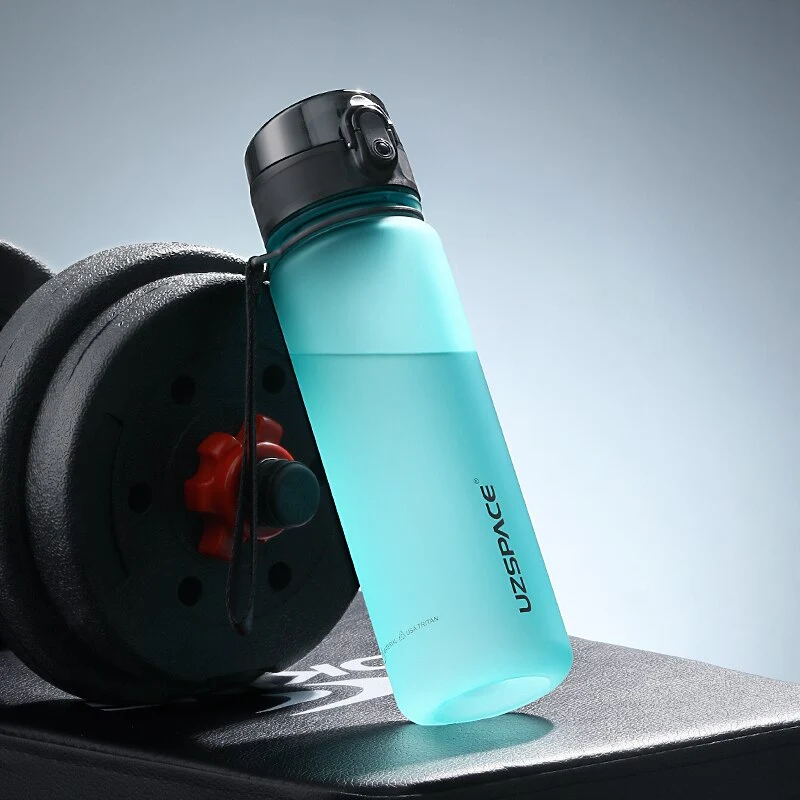 UZSPACE 500ML Trinkflasche Sportflasche Wasserflasche Getränkeflasche BPA-frei Tritanflasche