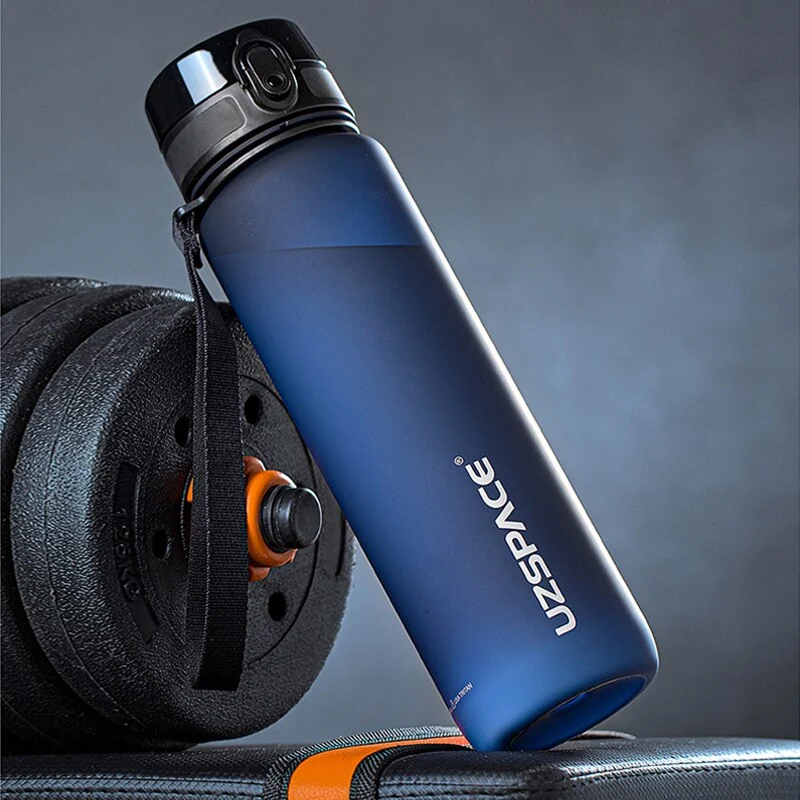 UZSPACE 500ML Trinkflasche Sportflasche Wasserflasche Getränkeflasche BPA-frei Tritanflasche
