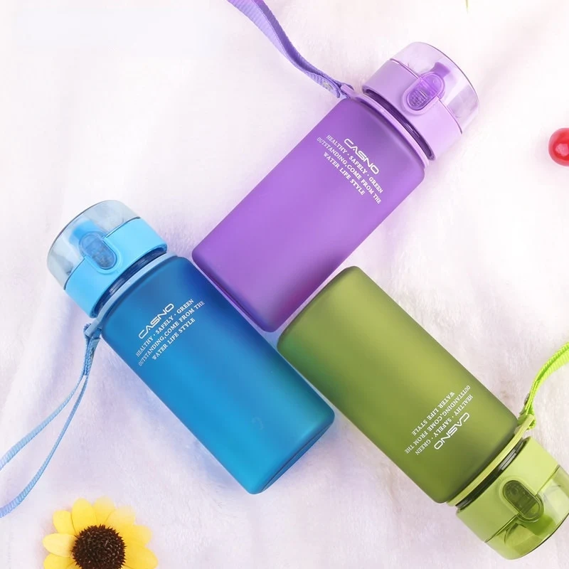 560ML Trinkflasche Sportflasche Wasserflasche Getränkeflasche BPA-frei Tritanflasche