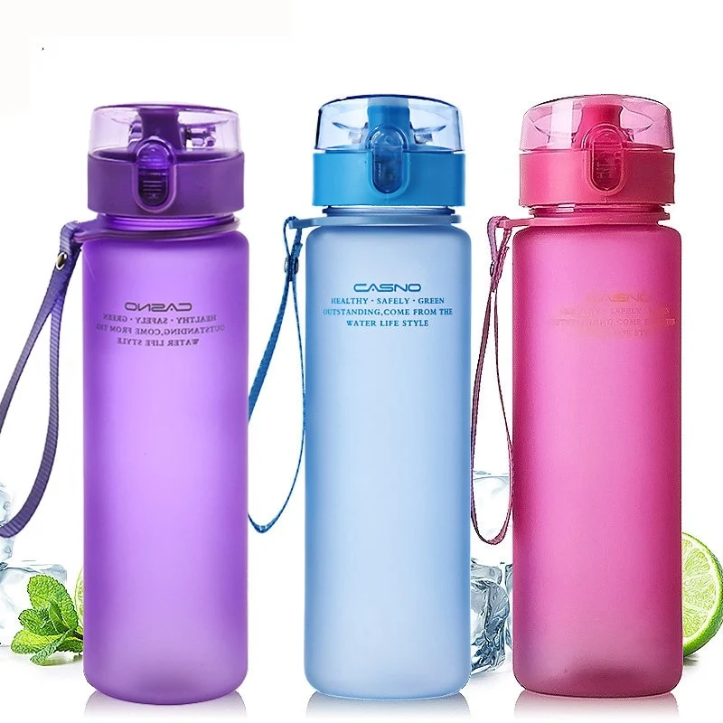 560ML Trinkflasche Sportflasche Wasserflasche Getränkeflasche BPA-frei Tritanflasche