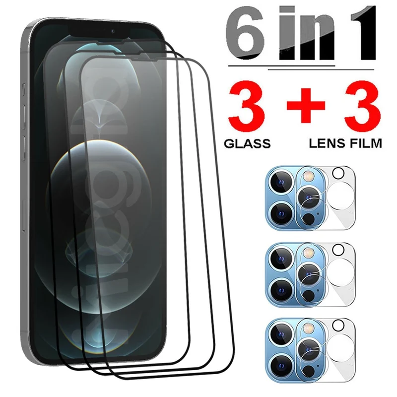 Panzerfolie Glas Schutz Folie Passend Zu iPhone 13 12 11 XR X S Pro Max MiniTempered Glass For iphone 13 Pro Max iphone 13 mini