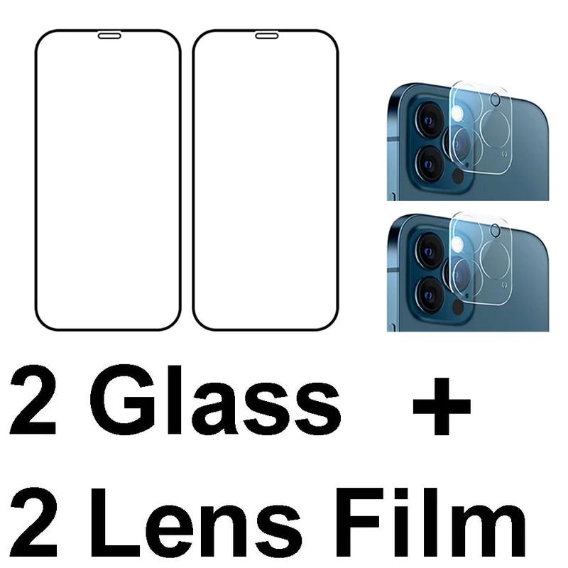 Panzerfolie Glas Schutz Folie Passend Zu iPhone 13 12 11 XR X S Pro Max MiniTempered Glass For iphone 13 Pro Max iphone 13 mini