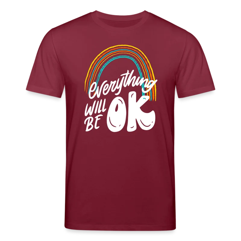 Männer Bio-T-Shirt von Stanley & Stella everything will be ok