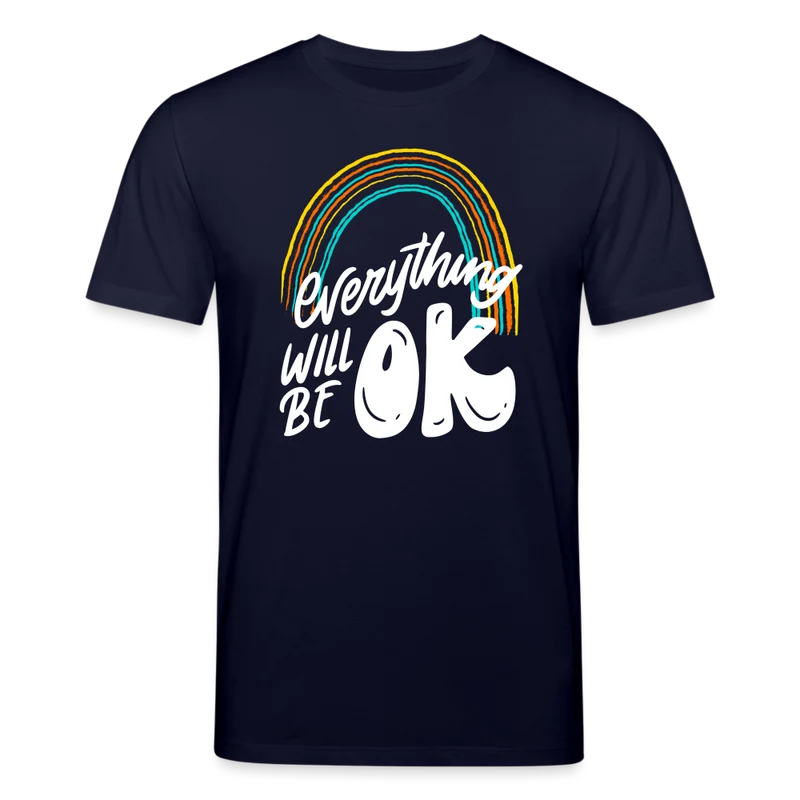 Männer Bio-T-Shirt von Stanley & Stella everything will be ok