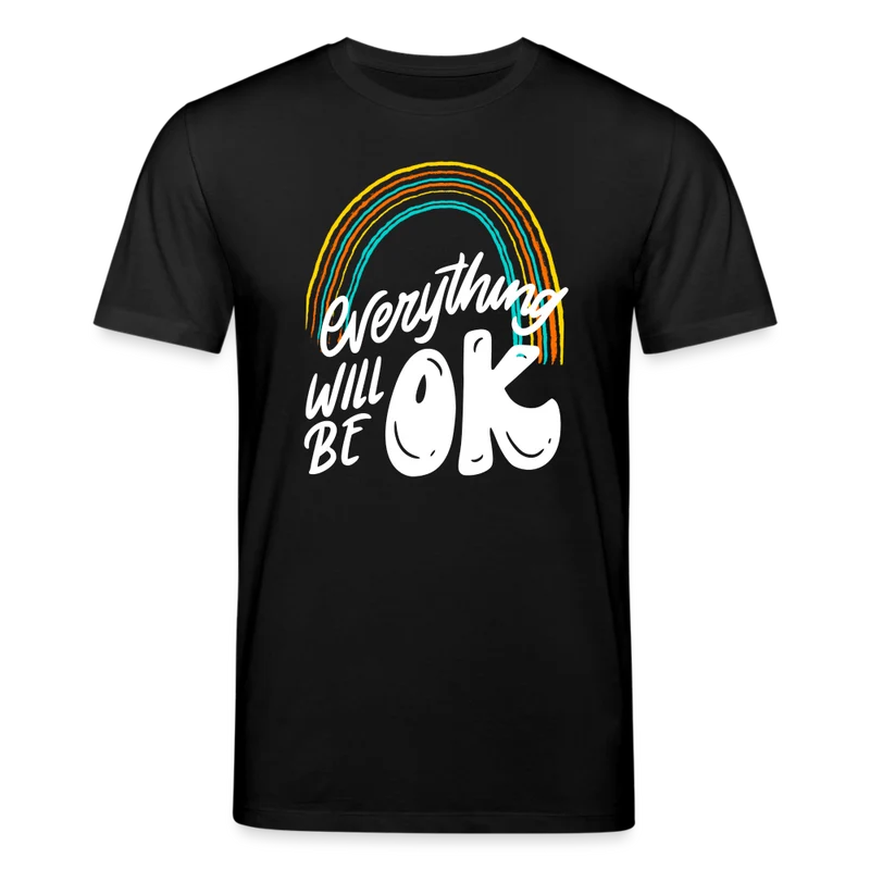 Männer Bio-T-Shirt von Stanley & Stella everything will be ok