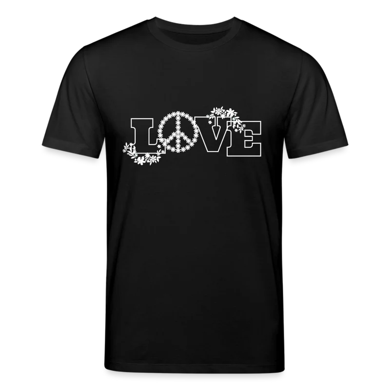 Männer Bio-T-Shirt von Stanley & Stella Love and Peace