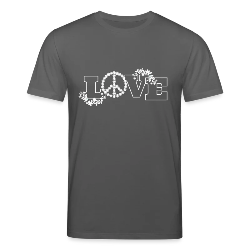 Männer Bio-T-Shirt von Stanley & Stella Love and Peace
