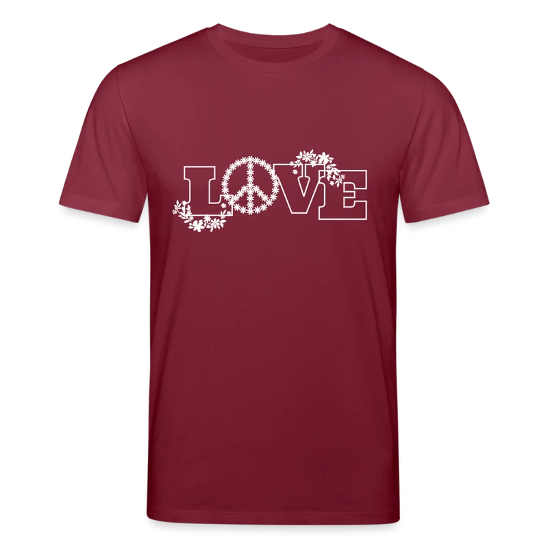 Männer Bio-T-Shirt von Stanley & Stella Love and Peace