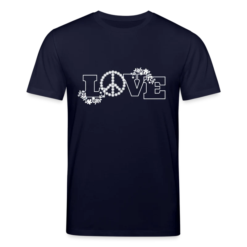 Männer Bio-T-Shirt von Stanley & Stella Love and Peace