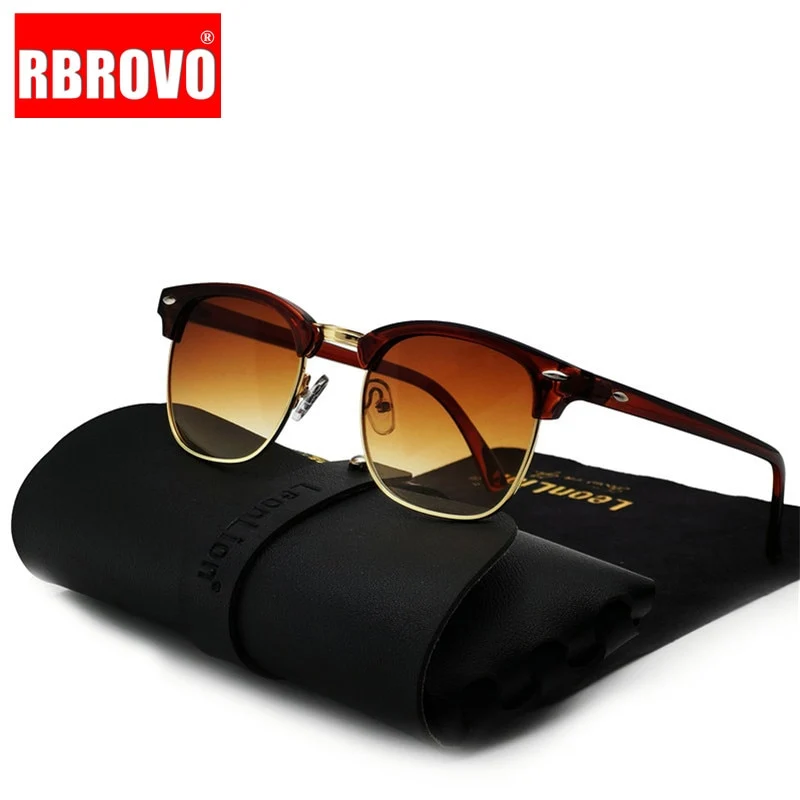 RBROVO Nerd Sonnenbrille Nerdbrille Retro Vintage Unisex Brille UV400