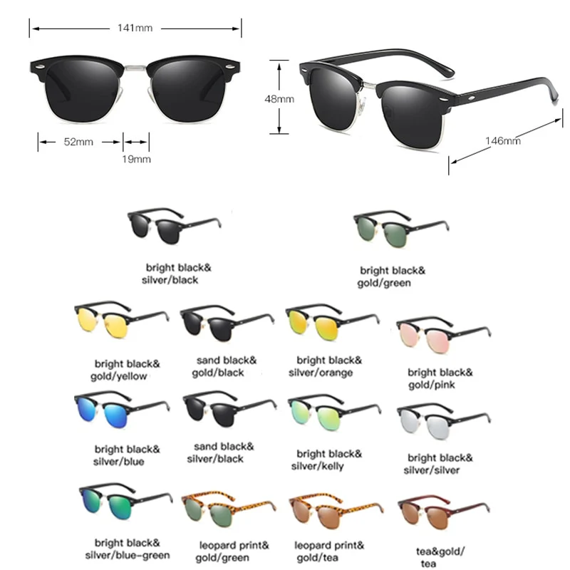 RBROVO Nerd Sonnenbrille Nerdbrille Retro Vintage Unisex Brille UV400