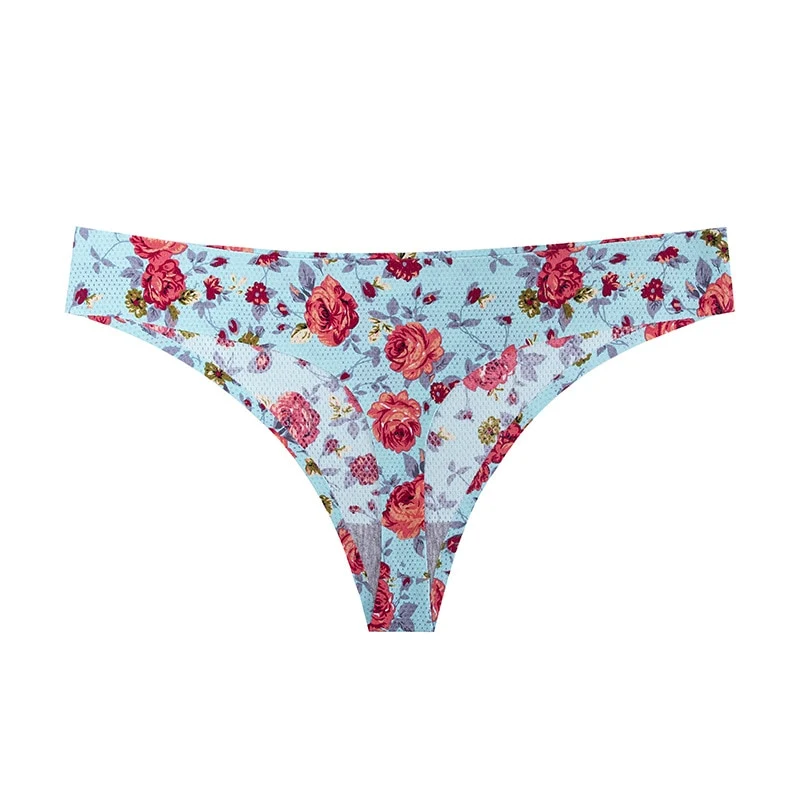 Frauen Baumwolle Nahtlose Unterwäsche Tanga G-String Höschen Schlüpfer Slip Dessous