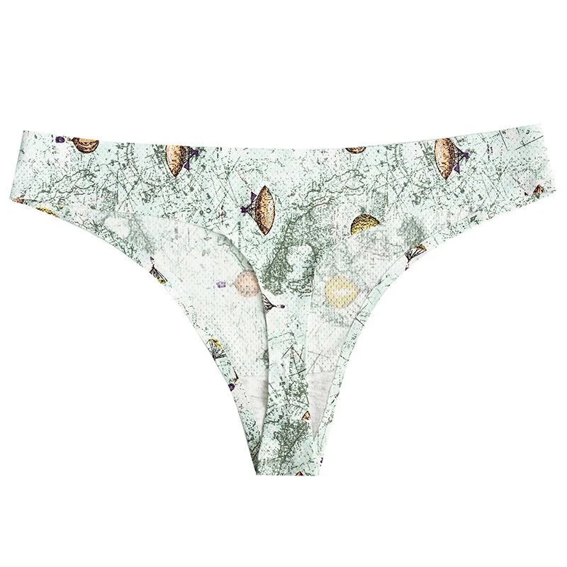 Frauen Baumwolle Nahtlose Unterwäsche Tanga G-String Höschen Schlüpfer Slip Dessous