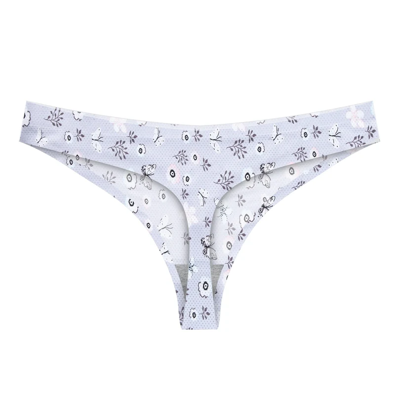 Frauen Baumwolle Nahtlose Unterwäsche Tanga G-String Höschen Schlüpfer Slip Dessous
