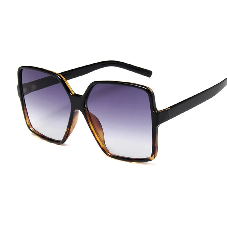 Designer Sonnenbrille Damen Herren Quadratische Übergröße Gläser Vintage UV400